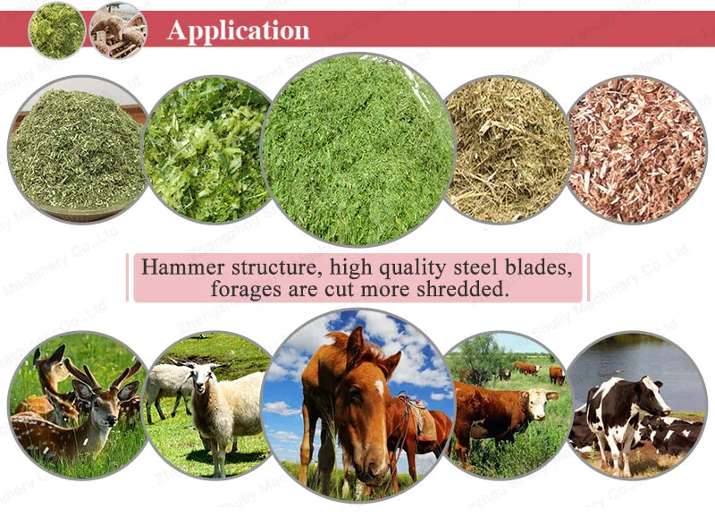 Animal Feed Making Grass Cutting Machine for Cow Straw Chaff Cutter Kenya Southafrica