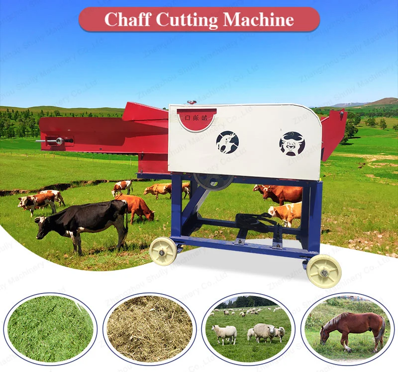 High Quality Electric Motor or Diesel Engine Chaff Cutter Machine Manufacturer