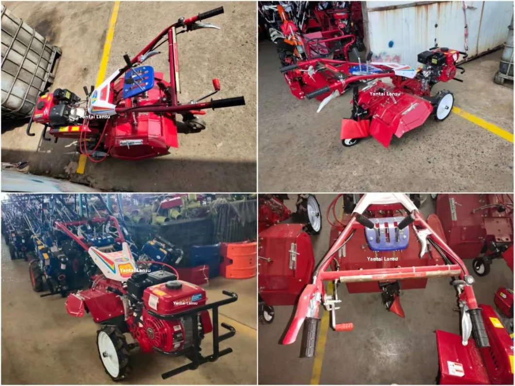 Agriculture Farm Machine Garden 192 Small 7HP Gasoline 9HP 10HP Diesel Power Tiller Back Rotary Tiller Cultivator Rotary Petrol Mini Power Tillers Tiller