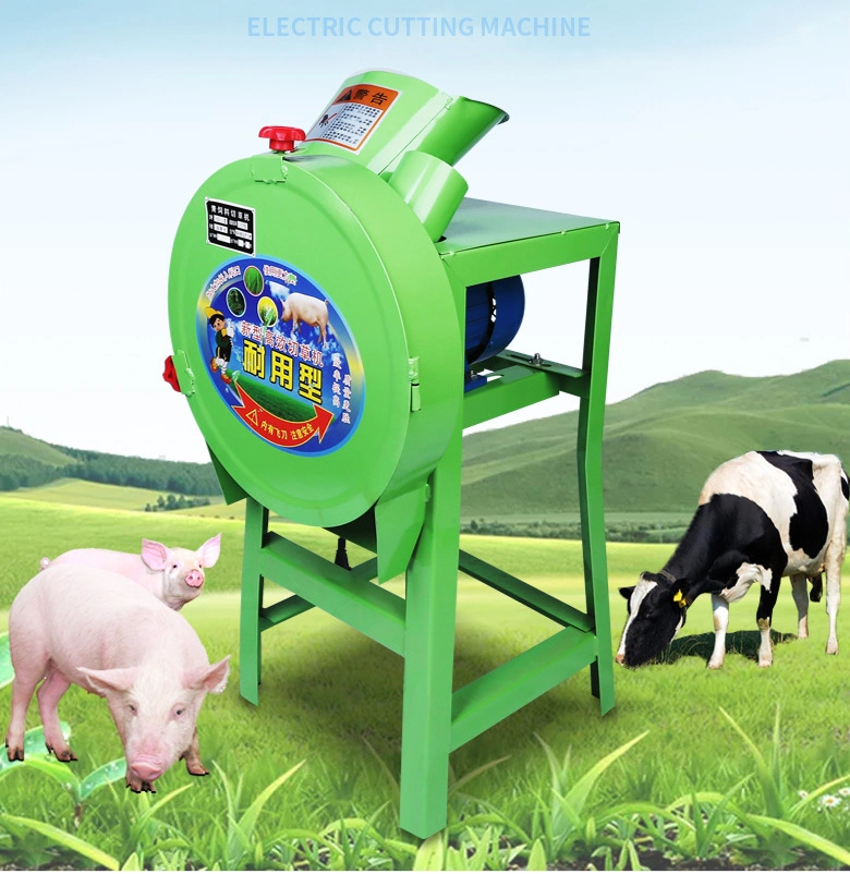 Factory Cutter Silage Fodder Chopper Mini Chaff Cutter for Animal Pig Chicken Feeding Cutter