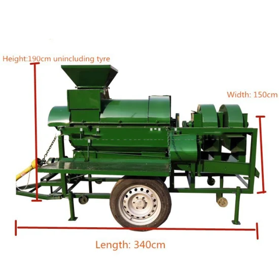 12 PS Dieselmotor, großer Multifunktions-Maisdrescher, Maisschäler