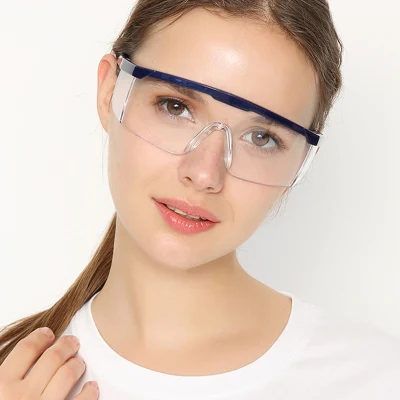 Ce En166 & ANSI Z87.1+ PC-Material, kratzfest, verstellbare Beine, Brillen, Schutzbrillen, UV-Schutzbrillen